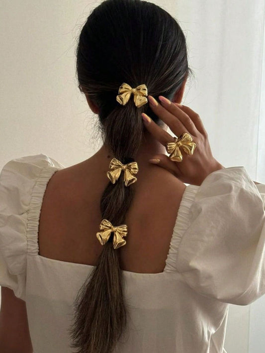 Girlhood gold hair tie