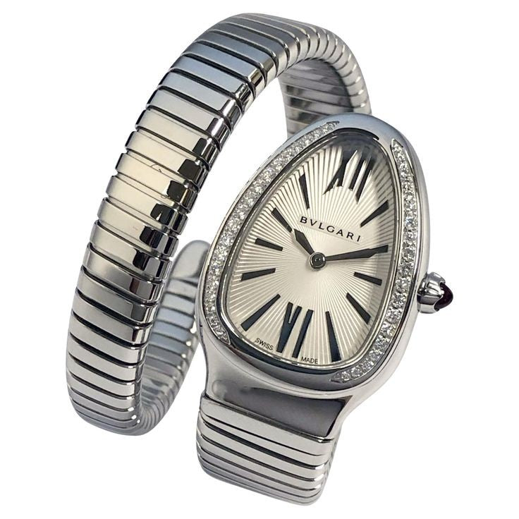 Serpent Watch in Silver
