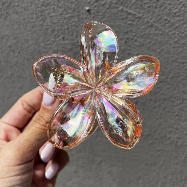 Clear mind flower clip