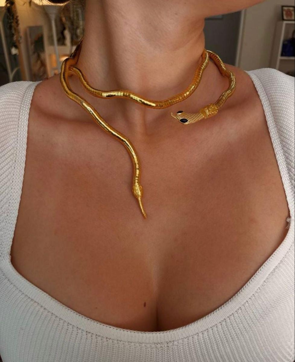 Bending Snake 2 in 1 Choker (Necklace & Bracelet)