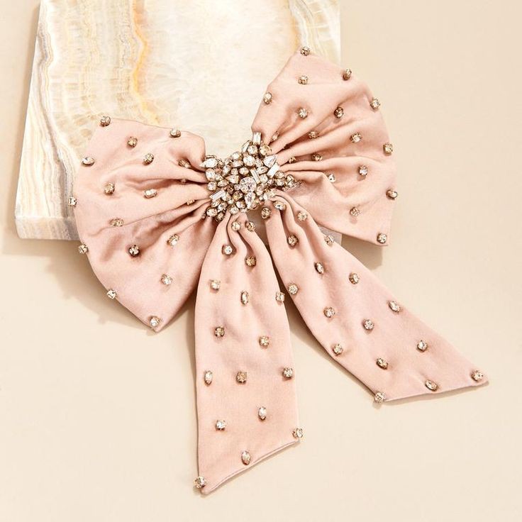 Cream Velvet Bow