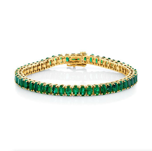 Emerald Tennis Bracelet