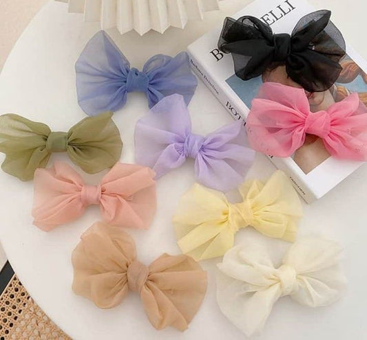 Georgette Bows - Set of 9