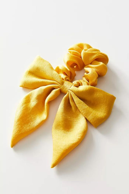 Dandelion Bow Scrunchie