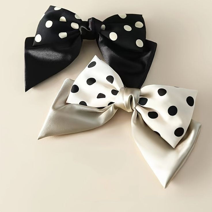 Polka Dot Satin Bows Combo