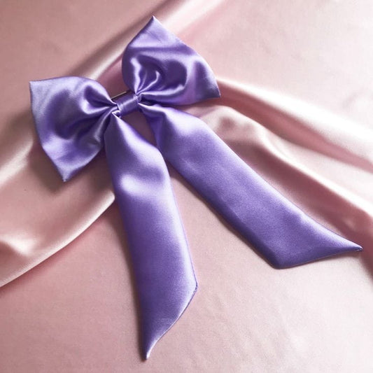 Lavender Haze Satin Bow