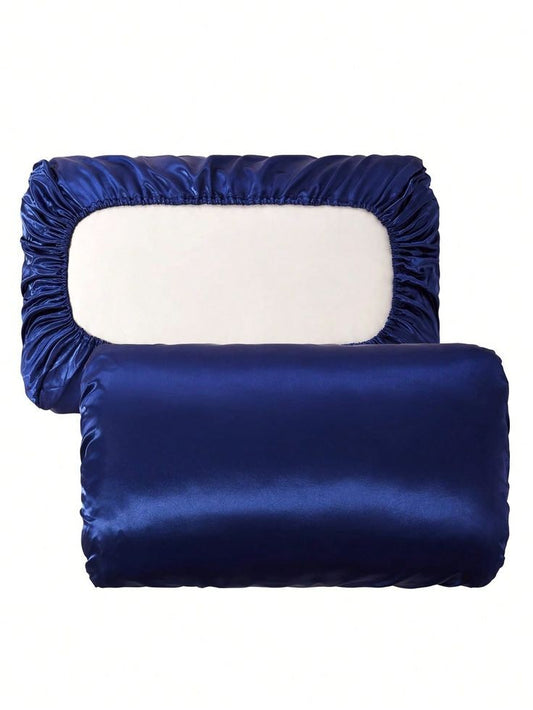 navy blue pillow bonnet
